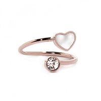 Anneau Marlù Femme Nel Mio Cuore in Acier Madreperla 15AN010RW-S